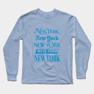 New York New York Long Sleeve T-Shirt